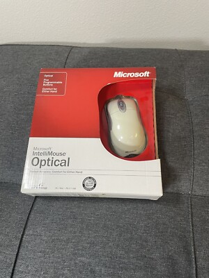 New sealed Microsoft IntelliMouse Optical mouse 5 button D58-00026 X09-50454