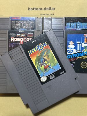 NES Multi-genre Lot Original Nintendo 5 Games.