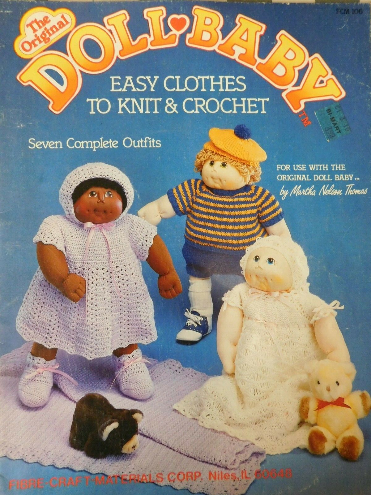 The Original Doll-Baby Easy Clothes To Knit & Crochet 7 Outfits Patterns
