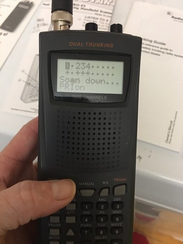 Radio Shack PRO-95 Dual Trunking  (20-525) 1000 Channel Scanning Receiver