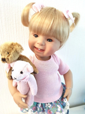 Amelia von Dianna Effner Künstlerpuppe aus Vinyl, 32 cm, plus Zertifikat, OVP!
