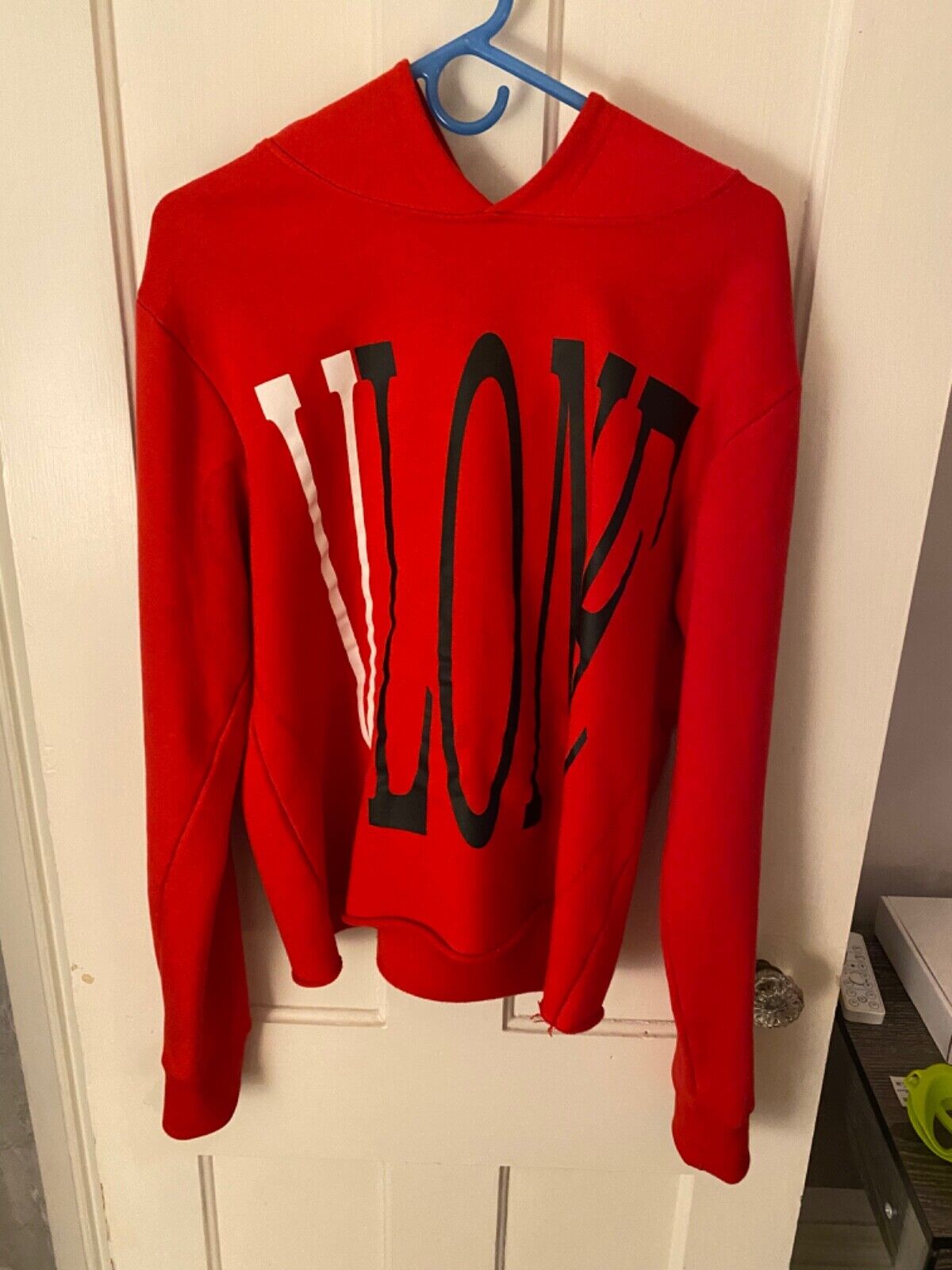 Vlone Staple Red White Hoodie Size M eBay