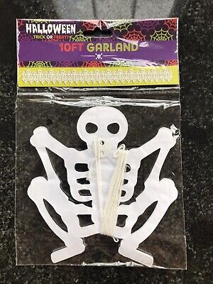 Party 10ft Skeleton Garland - new