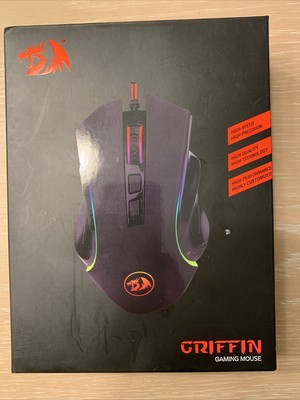 Griffin Redragon Mouse - 7200 DPI Gaming Mouse 7 Customizable Buttons  NIB