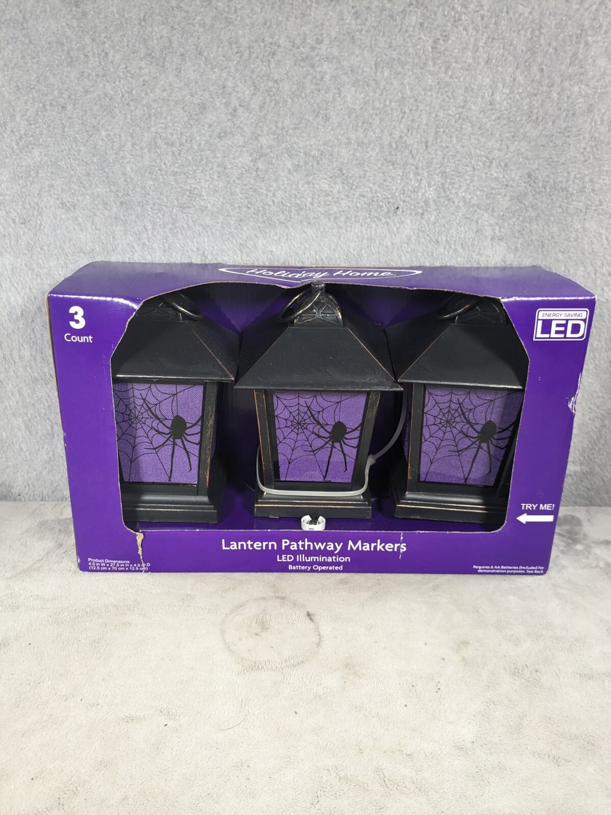 Light Black Spider Purple