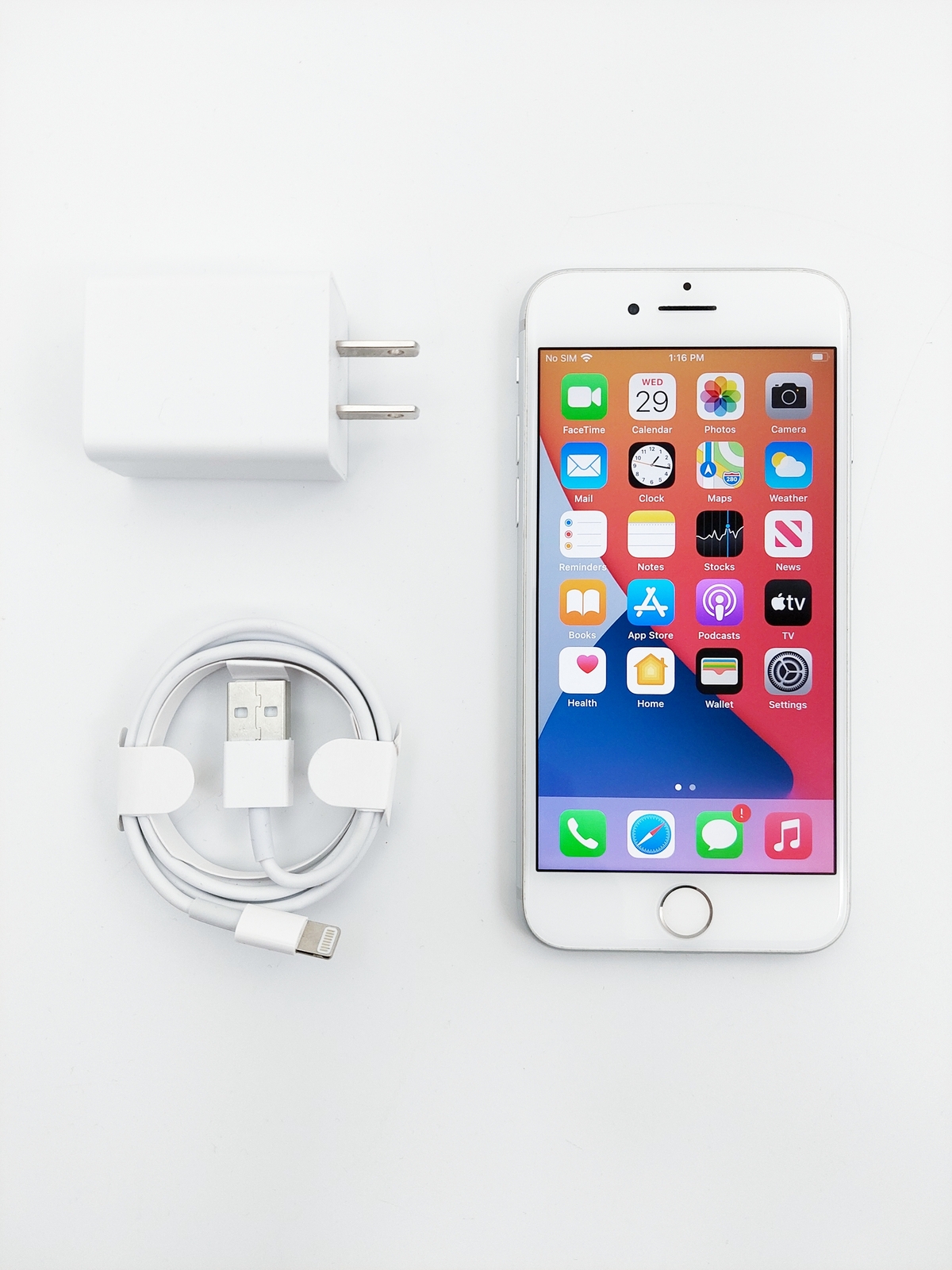 Apple iPhone 8 Plus A1864 (Fully Unlocked) 256GB Silver Apple iPhone 8 Plus A1864 (Fully Unlocked) 256GB Silver