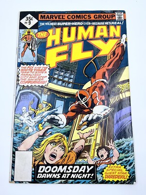THE HUMAN FLY - Vol. 1, No. 9 May 1978 MARVEL Comics Guest Star Daredevil VG