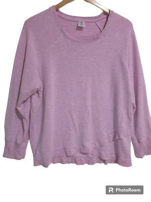 Sz XXL Active Life Womens Lavender Long Sleeve Modal Blend Pullover Sweater EUC