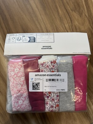 New 10 Pack Amazon Essentials Women's Cotton Bikini Underwear Floral Print XL