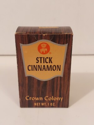 Crown Colony Brand Late 1970s Cinnamon Stick Spice Box