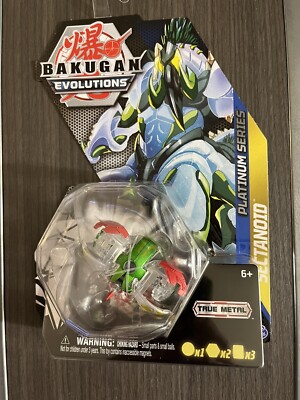 Bakugan Evolutions DIAMOND-RARE SECTANOID Platinum Series True Metal Spin Master