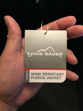 EDDIE BAUER Black Fleece Full Zip Jacket - EB231 Wind ...