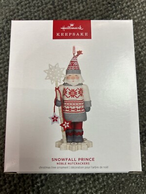 2023 HALLMARK KEEPSAKE ORNAMENT SNOWFALL PRINCE NOBLE NUTCRACKERS 5TH IN SERIES