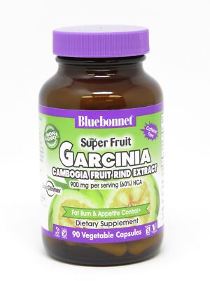 Bluebonnet Super Fruit Garcinia Cambogia Экстракт кожуры фруктов 90 VegCap