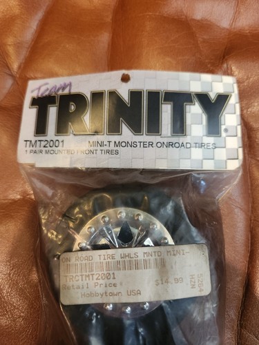 Trinity Front Monster On Road Tires Team Losi Mini-T 1.0 Mini T 1/18th MT2001