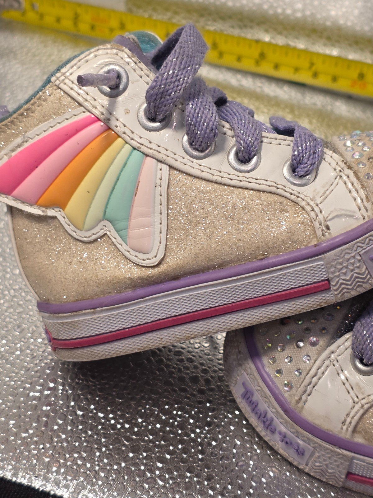 Skechers Twinkle Toes High Top Shoes US 5 Light-Up Sneakers in Great Condition