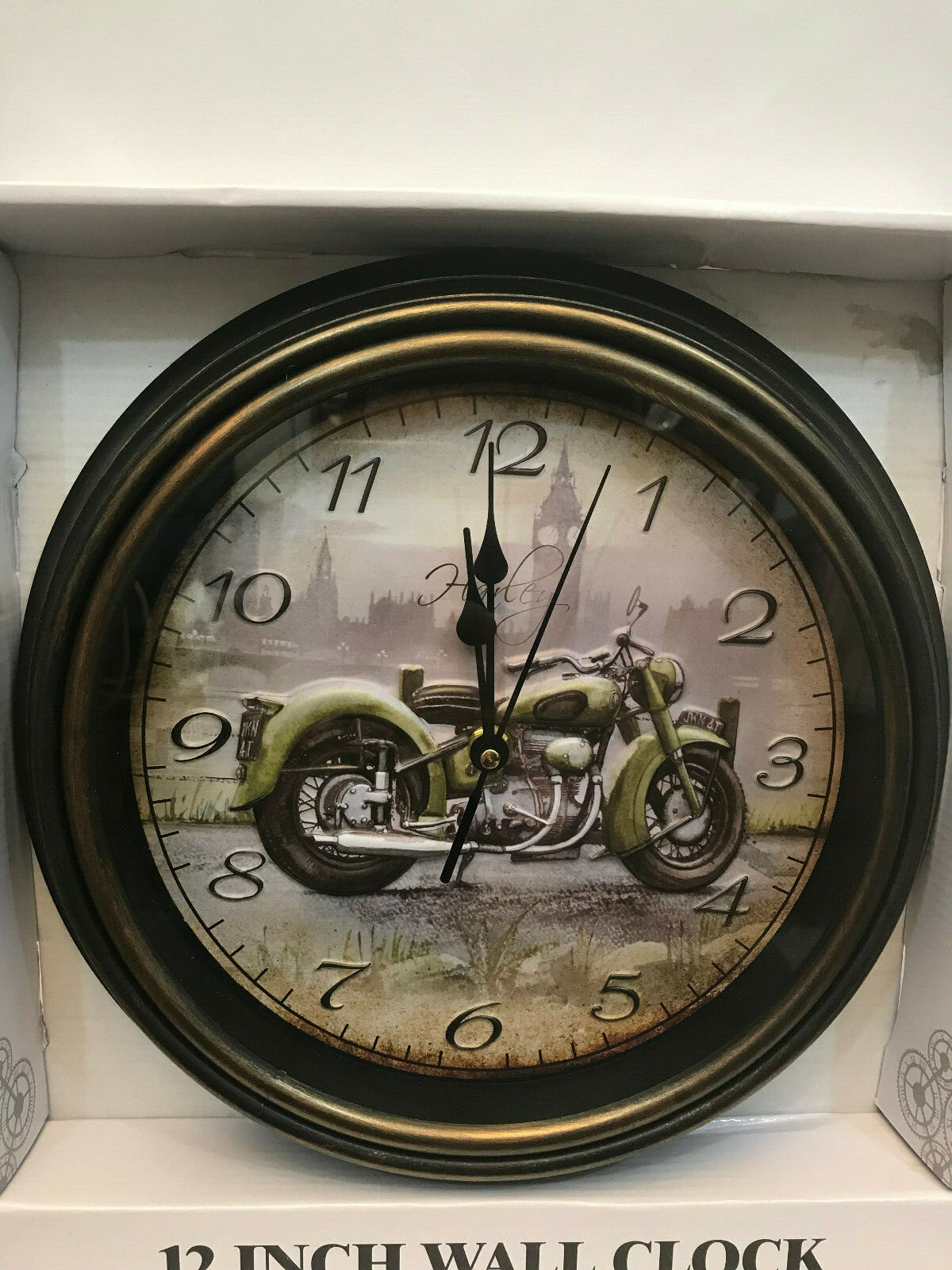 Harley Davidson New Factory Sealed 12in. Wall Hanging Clock