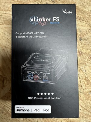 Vgate vLinker FS Bluetooth OBD2 Detect Error Codes Fault Readers for IOS/Android