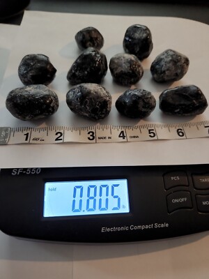 Lot of 10 Medium Apache Tears, Arizona Rough -  Minerals for Sale Unpolished #2