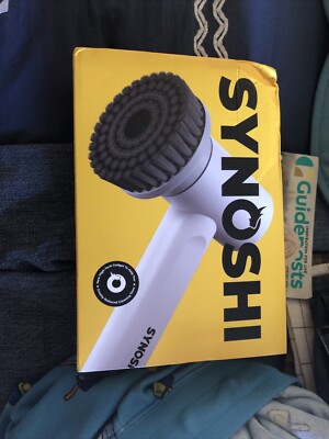 SYNOSHI Rechargeable Cordless Electric Power Spin Scrubber with  Cleaning Heads