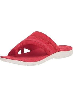 

Женские красные шлепанцы на танкетке с круглым носком EASY SPIRIT Traction Lola, Красный, SELOLA2