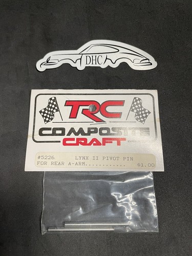 TRC Composite Craft Vintage RC Car Part # 5226 Lynx II Pivot Hinge Pins Rear Arm