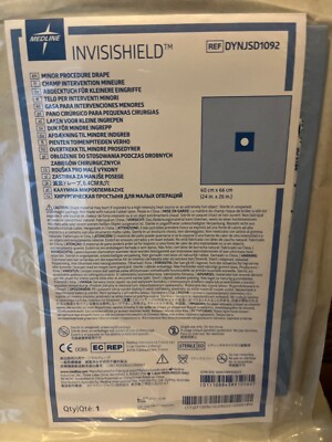 Lot 25 Medline Invisishield Minor Procedure Drape DYNJSD1092 24  x 26  Exp 2027