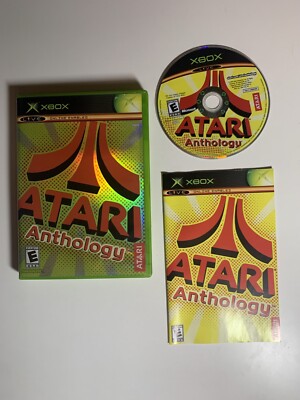 Atari Anthology (Microsoft Original Xbox, 2004) CIB Complete w/Manual Tested