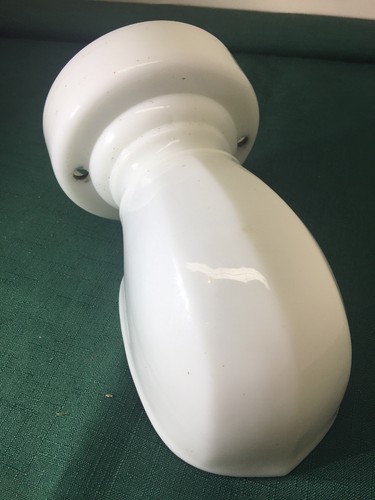 Milk Glass Bathroom Wall Sconce Light Fixture