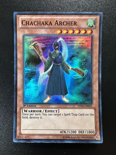 Chachaka Archer - ZTIN-EN021 - Super Rare - 1st Edition | eBay