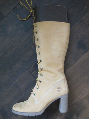 Timberland knee high lace up best sale boots