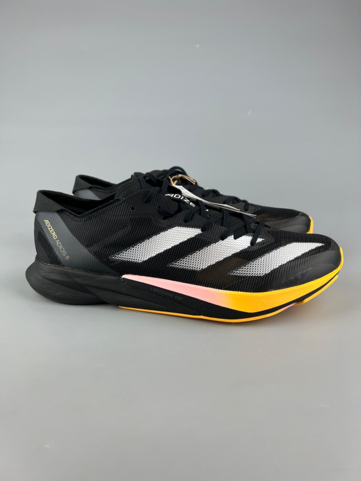 adidas ADIZERO ADIOS PRO2 ランニングシューズ US 8 US 11.5 Adidas Adizero Adios 8 Men's Black Running Shoes