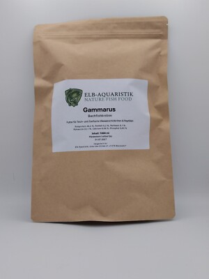 Gammarus Bachflohkrebse Futter Fische Schildkröten Reptilien 1000ml
