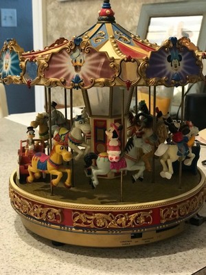 今季ブランド Mickey Holiday Go Round ヴィンテージ ディズニー オルゴール Caes Com Do