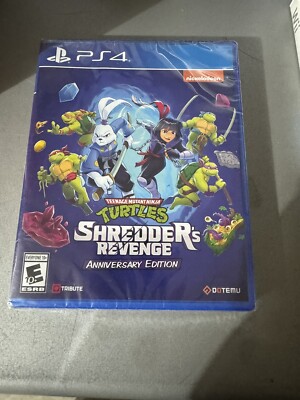 TMNT Teenage Mutant Ninja Turtles Shredder's Revenge Anniversary Edition PS4 New