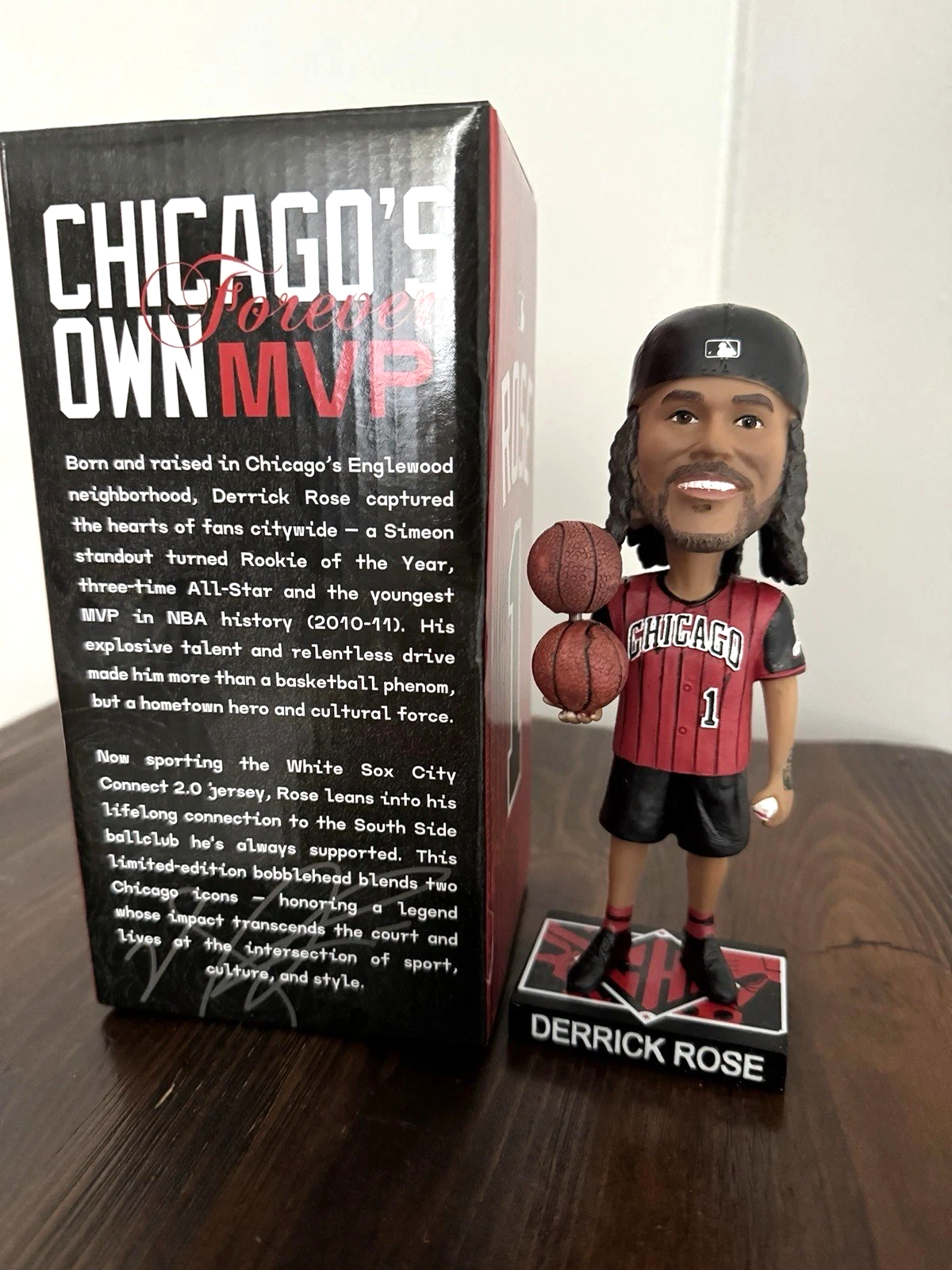 松井秀喜　BOBBLEHEAD DOLL Chicago White Sox 2025 Derrick Rose SGA Bobblehead 