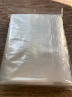 U-line - 100 bags clear plastic reclosable bags 8'' x 10''  2mm NEW