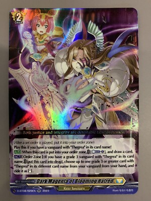 CARDFIGHT VANGUARD DARK MAGENTA OF BLOOMING HATRED (KETER SANCTUARY) D-BT08 RR