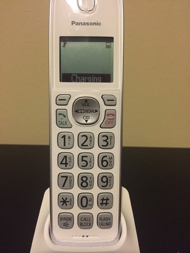 Panasonic KX-TGDA50W Dect 6.0 Digital Additional Cordless Handset for KX-TGD530M