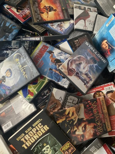 HUGE DVD MOVIE LOT 300+ Assorted DVDs Movies TV Shows Disc Only No Burned Discs
