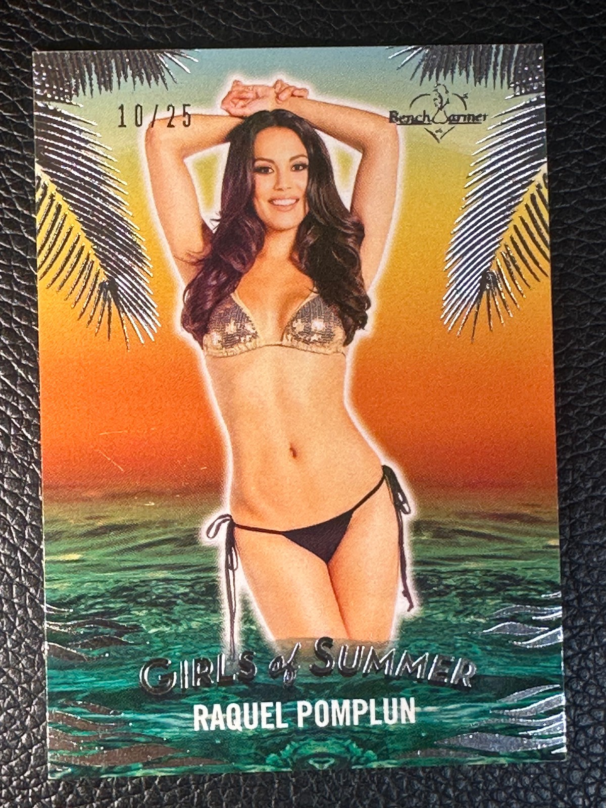 2023 Bench Warmer Girls Of Summer Silver Foil Raquel Pomplin 10/25