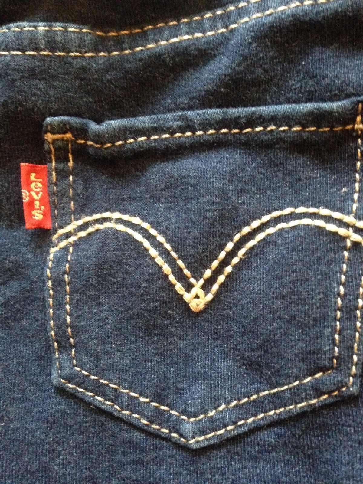 Levi's-Baby Girls Indigo Knit Legging Size 24 Months