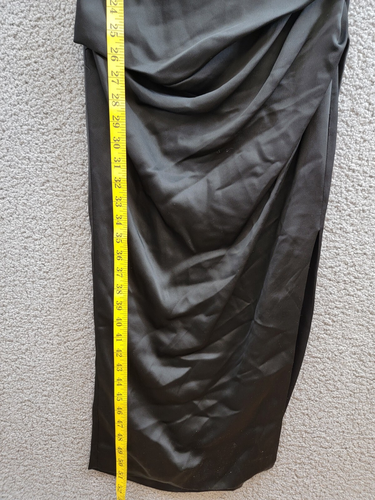 SIMKHAI Hansel Halter Neckline Gown Women's 0 Black Sleeveless Back Zip Closure - Picture 7 of 14