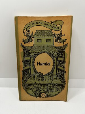 Vintage Hamlet The Pelican Shakespeare Paperback Book Copyright 1957