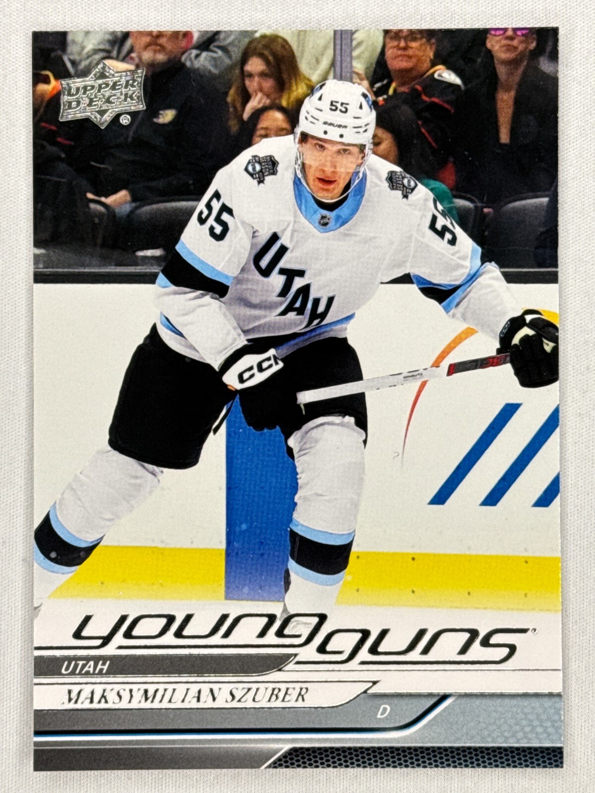 ゆーちゃん 2024-25 UD Series 2 Maksymilian Szuber Young Guns #456 Utah