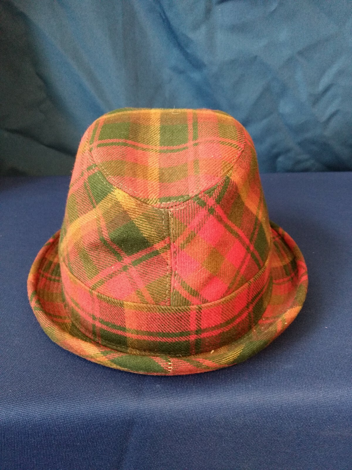 Vintage Biltmore maple leaf tartan hat