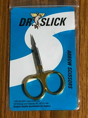 Dr Slick 3.5'' Straight Tip Arrow Scissors, Fly Tying, NR