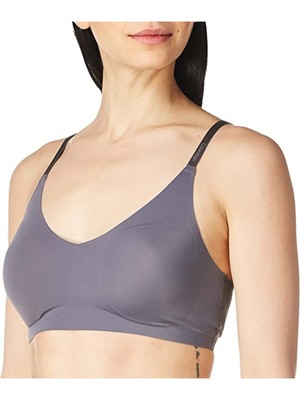 

CALVIN KLEIN Intimates Серый бесшовный бюстгальтер без косточек, QF5753