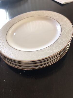 lenox larkspur Made In USA Bread And Butter Plates Set Of 4