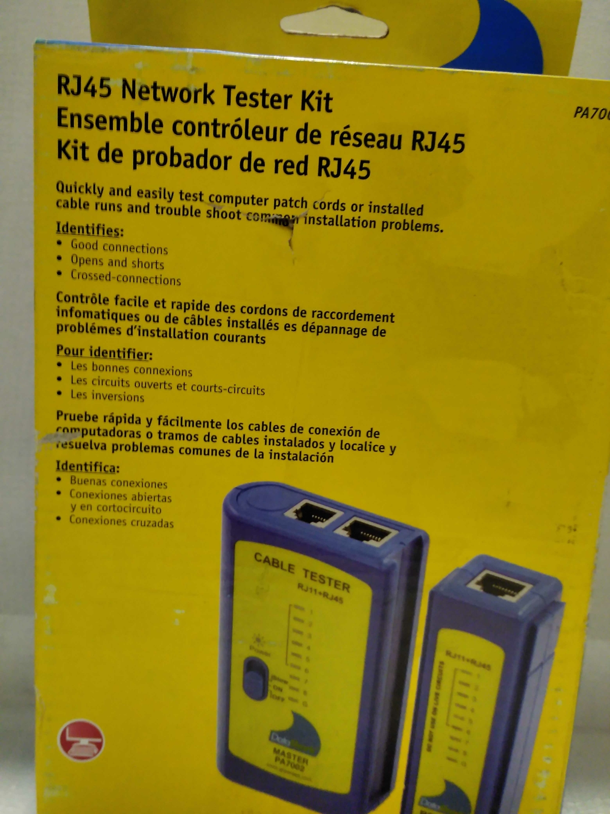 Купить Кабельный тестер RJ45 Network Cable Tester with Case and Patch